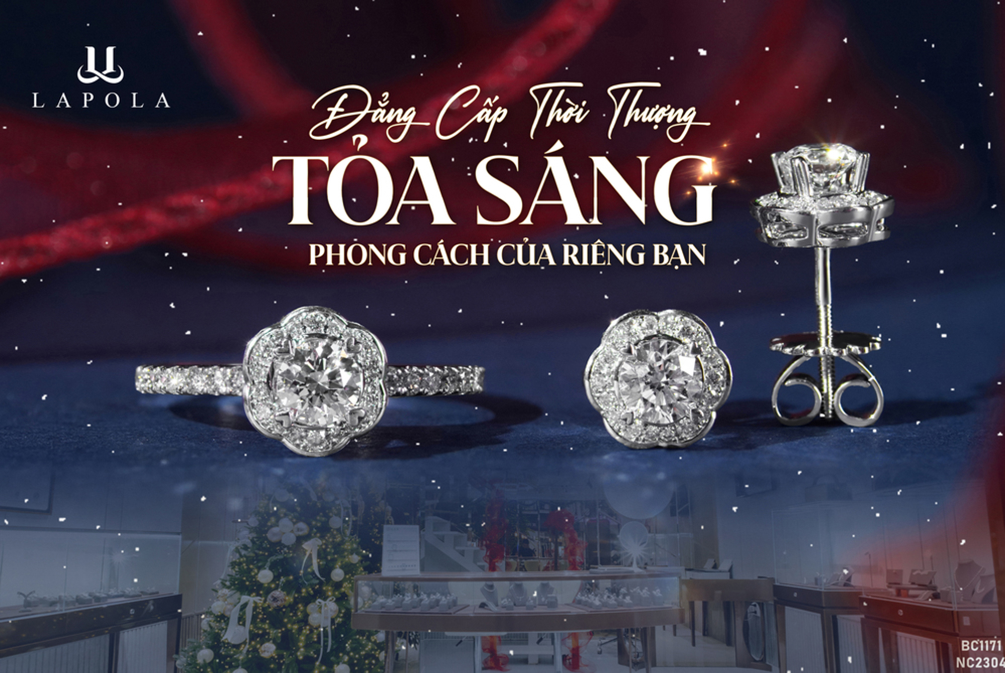 Đẳng cấp và thời thượng với nhẫn kim cương Lapola Jewelry